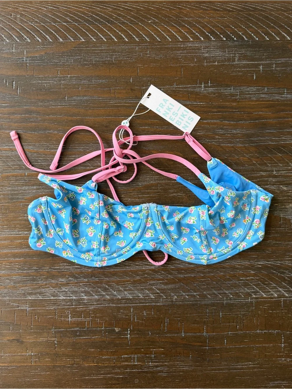 Frankie’s Bikinis Cola Underwire Balconette Bikini‎ Top